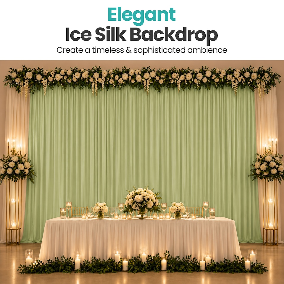 image 1 of 3x6m Spandex Backdrop Photography Background Drapes with Rod Pocket