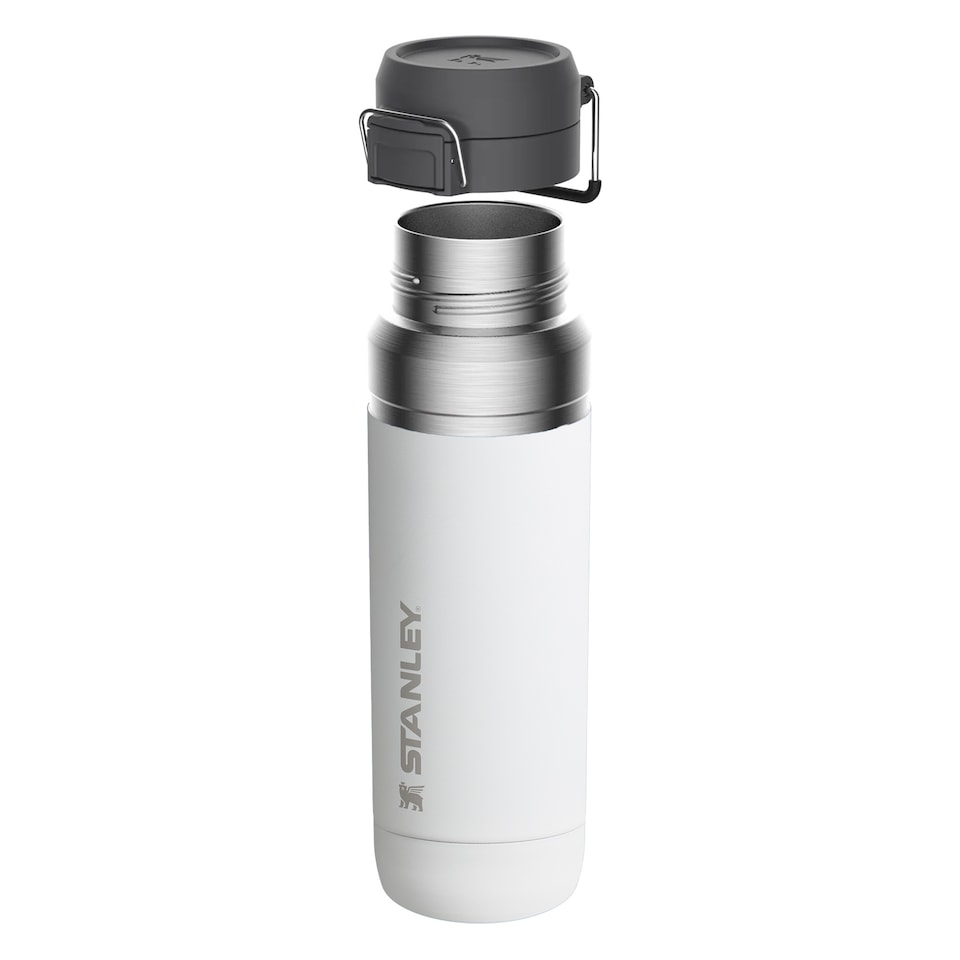 image 1 of Quick-Flip Water Bottle 1.06L | White | White | Not provided