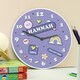 image 5 of Personalised Positive Vibes Wooden Childrens Clock
