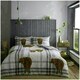 image 1 of Hector The Highland Duvet Cover Set Reversible Polycotton Beddings Multi | Double