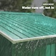 image 6 of Outsunny 9 x 6FT Galvanised Garden Storage Shed with Sliding Door, Green