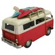 image 4 of Quality Retro Metal Vintage Camper Van Metal Model Replica Ornament Gift
