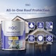 image 4 of HQC Roof Paint - Weatherproof & Durable Roof Protection - White - 10L