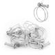 image 1 of KCT Universal 41-45mm Double Wire Clips for Hose Pipe - 10 Pack