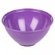 image 4 of Durable Plastic Colourful Kitchen Mixing Salad Bowls Microwave & Dishwasher Safe | Purple | Purple | 3.4 Litre | 1