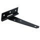 image 7 of 4in / 102mm Heavy Duty T Tee Hinges For Shed + Garden Gates Black Finish 8pc