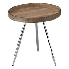 Side table DKD Home Decor Steel MDF Wood (45,8 x 45,8 x 47,5 cm) N/A