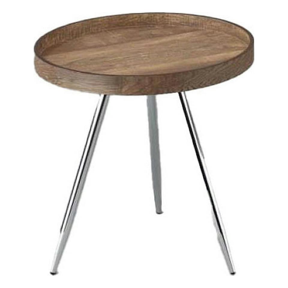 Side table DKD Home Decor Steel MDF Wood (45,8 x 45,8 x 47,5 cm) N/A