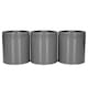 image 1 of KitchenCraftt Tea Coffee Sugar Canister Set Grey