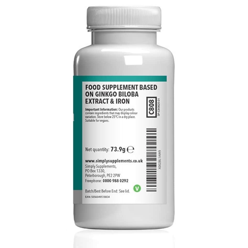image 1 of Ginkgo Biloba 6,000mg - 180 Tablets
