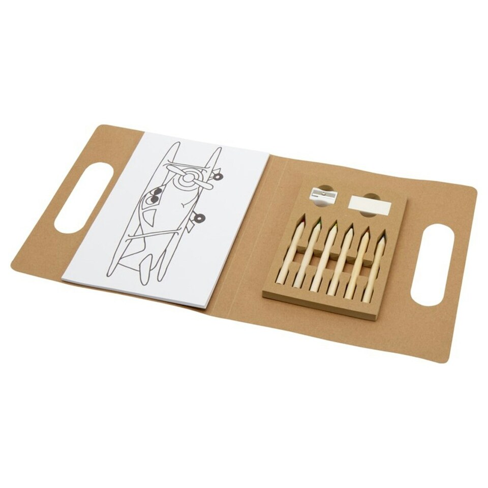 image 1 of Fir Colouring Set - Natural - One Size