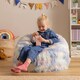 image 2 of Kids Classic Faux Fur Bean Bag Chair Unicorn Bean Bags for Children | Multi | Unicorn | 1