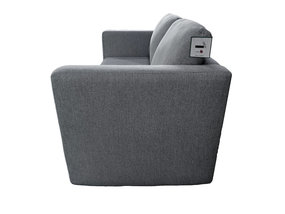 image 1 of The Brenta 2 Seater Slide Storage Sofa in Grey, Silver or Navy | Grey | One Size