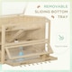 image 5 of PawHut 3 Tier Wooden Hamster Cage Gerbil Play Centre w/ Sliding Tray Ramps