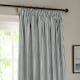 image 4 of Yard Hebden Striped Cotton Navy Eyelet Curtains 229 x 183cm
