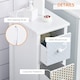image 4 of HOMCOM Chest of Drawers, 4 Drawer Dresser, Storage Organizer Toilet Tissue Cabinet for Bedroom, Bathroom