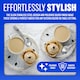 image 6 of Set Of 50 Stainless Steel Teaspoons Tea Coffee Drink Mixing Spoon For Home Kitchen & Restaurant