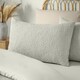 image 2 of Catherine Lansfield Crinkle Seersucker Duvet Cover Set | Green | King