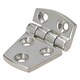 image 7 of Polished Door Hinge 8 Pack Stainless Steel 56mm x 38mm 316 Marine Cabin Hatch Silver