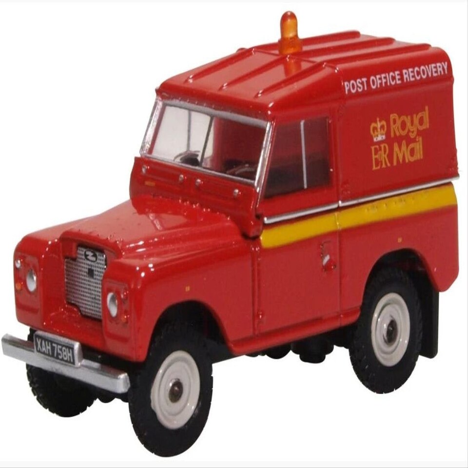 Oxford Diecast Land Rover Series IIa SWB Hard Top Royal Mail PO Recovery