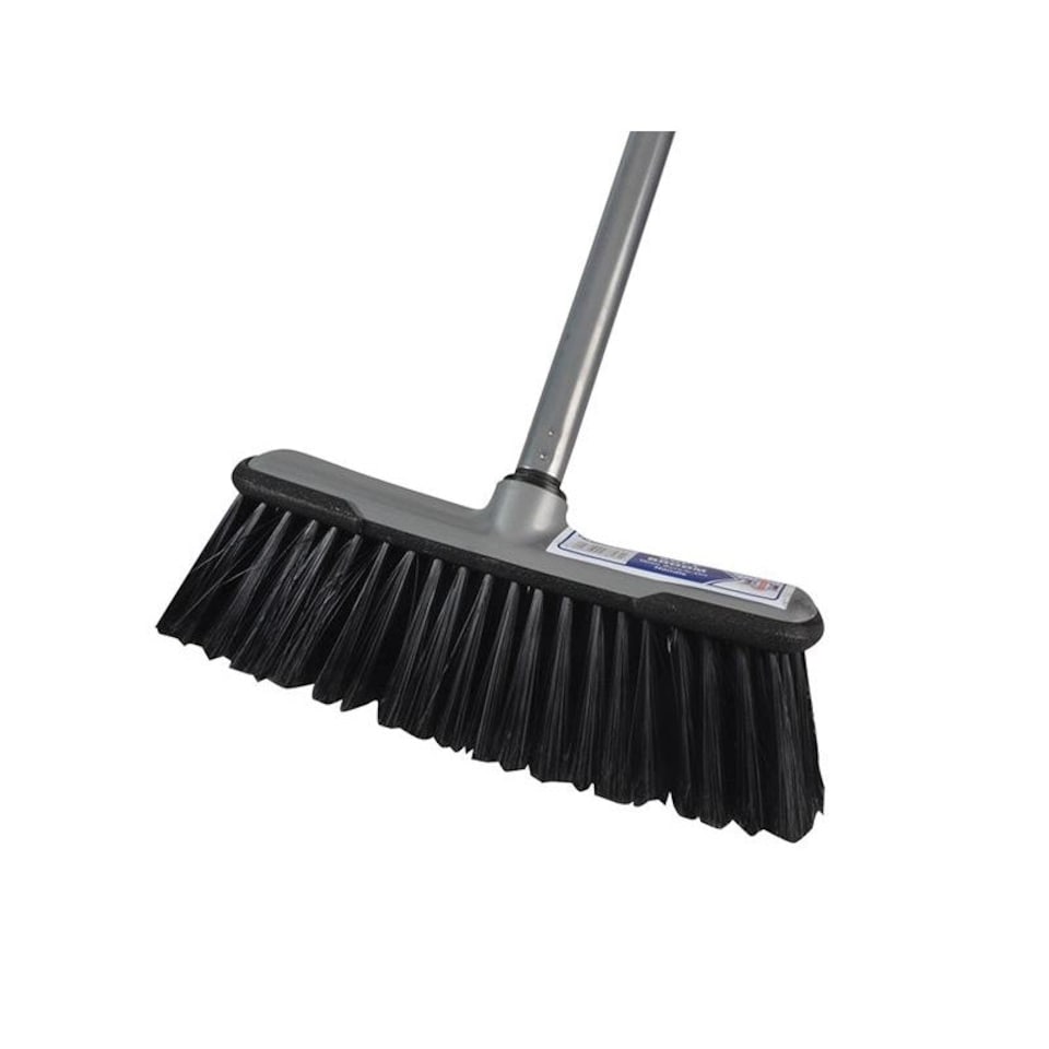 image 1 of Faithfull Soft Broom With Screw On Handle 300mm (12in) - Multi Colour - One Size