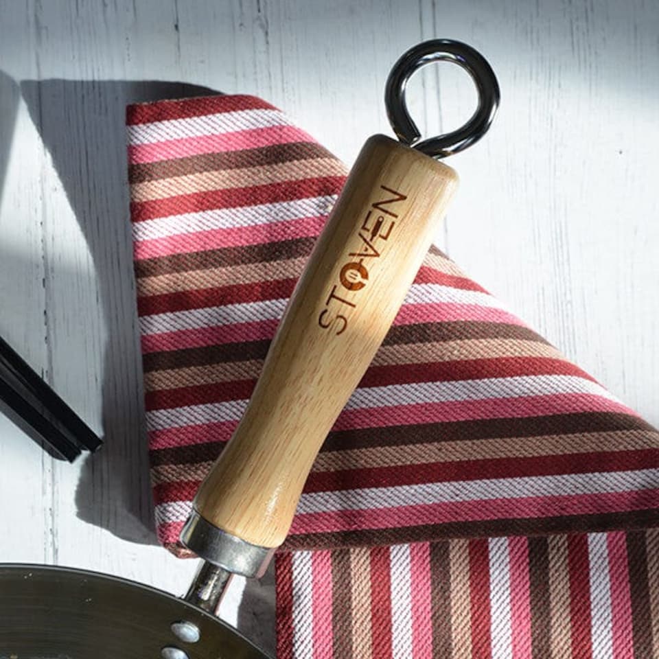 image 1 of Stoven 27cm Standard Gauge Carbon Steel Wok