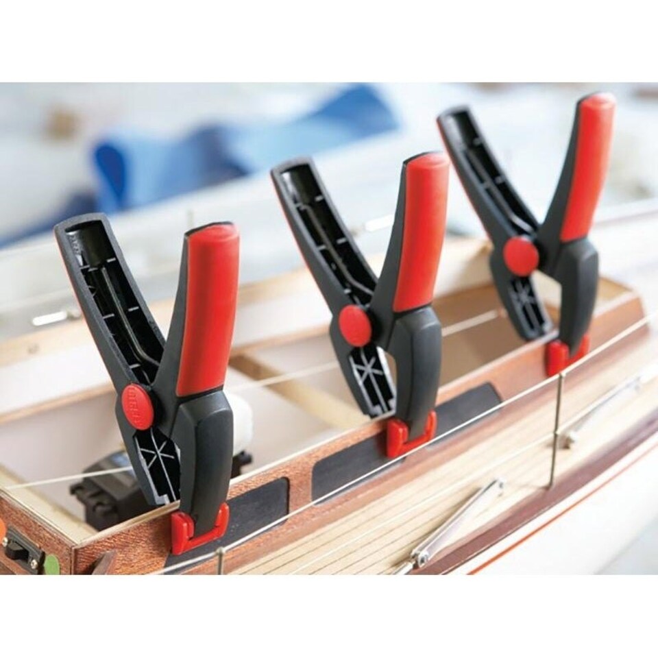 image 1 of Bessey Clippix Xc Spring Clamp - Multi Colour - Opening: 25mm Throat Depth: 30mm