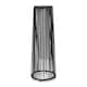 image 6 of ValueLights Large Black Rattan Solar Floor Lamp | Black