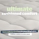 image 5 of Silentnight Anti-Allergy Ultimate Mattress Topper 1000, 10cm Thick | White | 1