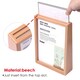 image 2 of A4 Beech Wood Vertical Double Side Photo Frame