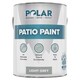 image 1 of Polar Patio Paint Durable Outdoor Floor Paint for Concrete | Grey | Light Grey | 5 litre