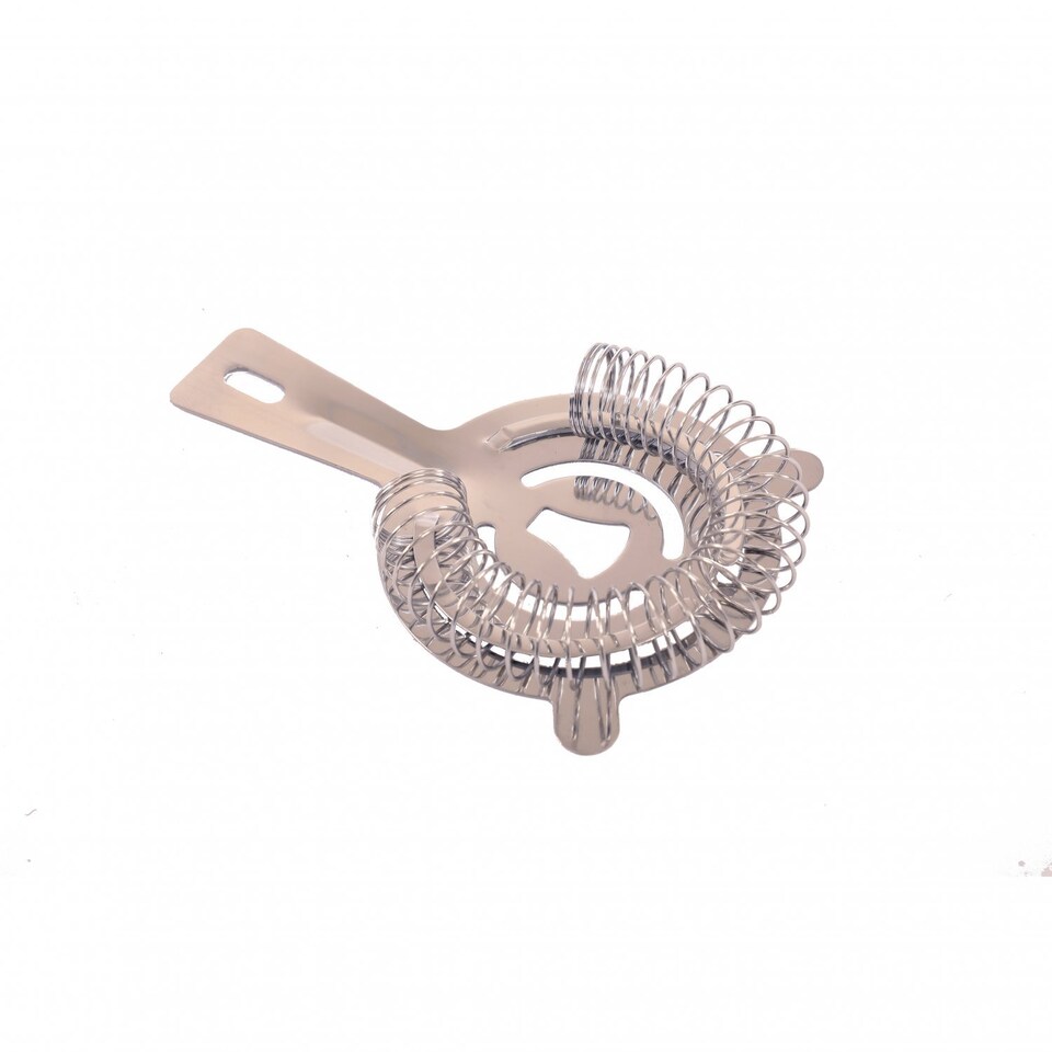 image 1 of Professional Stainless Steel Cocktail Maker Ice Strainer | Silver
