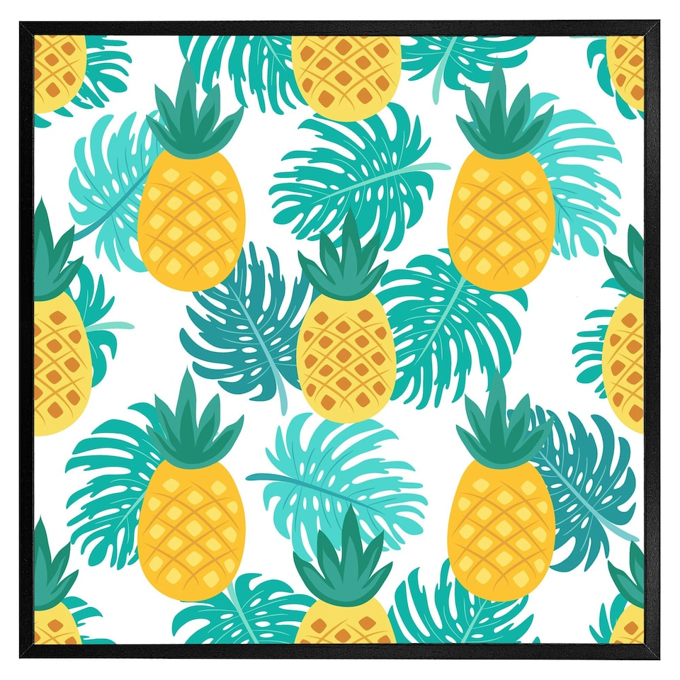 image 1 of Pineapples (Picutre Frame) Brown | L