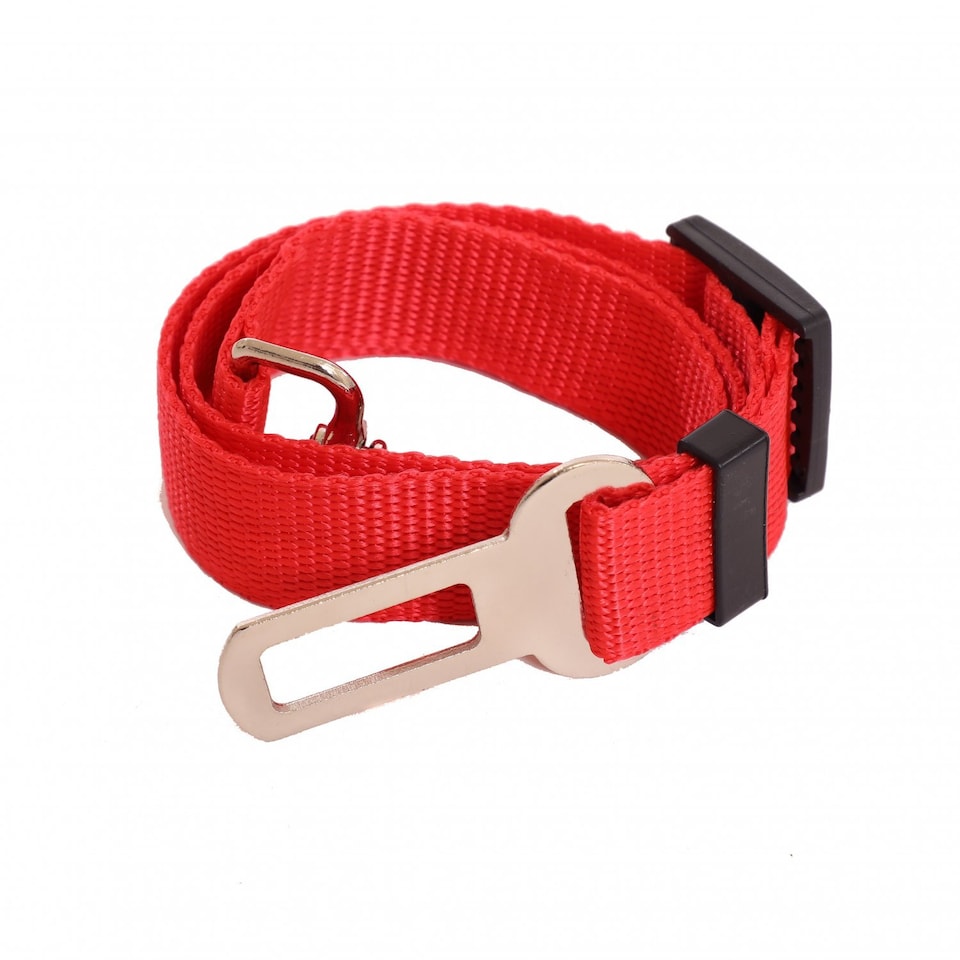 image 1 of Universal Red Dog Pet Seat Belt Safety Restraint Harness Lead | Red | Not provided