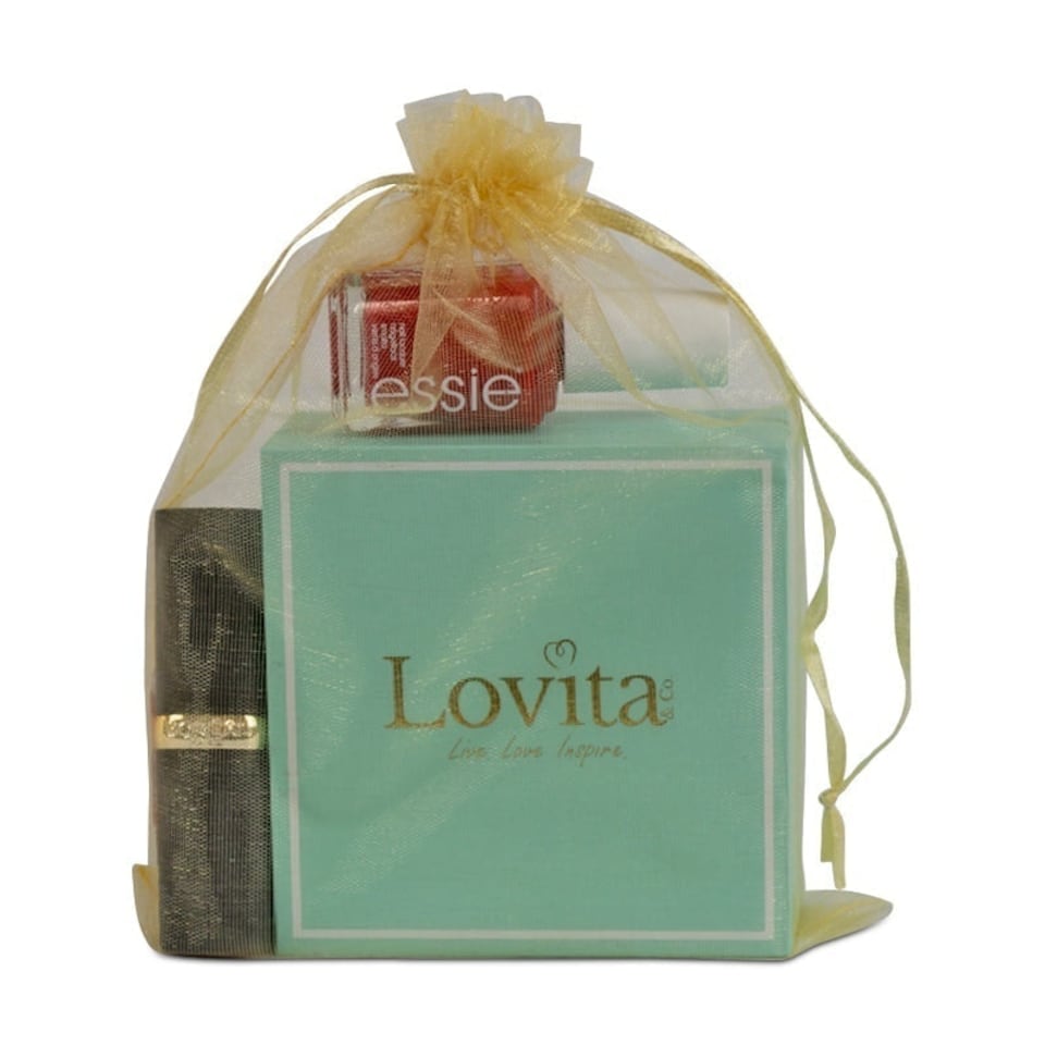image 1 of Charm Bracelet, Lipstick & Nail Varnish Gift Set N/A
