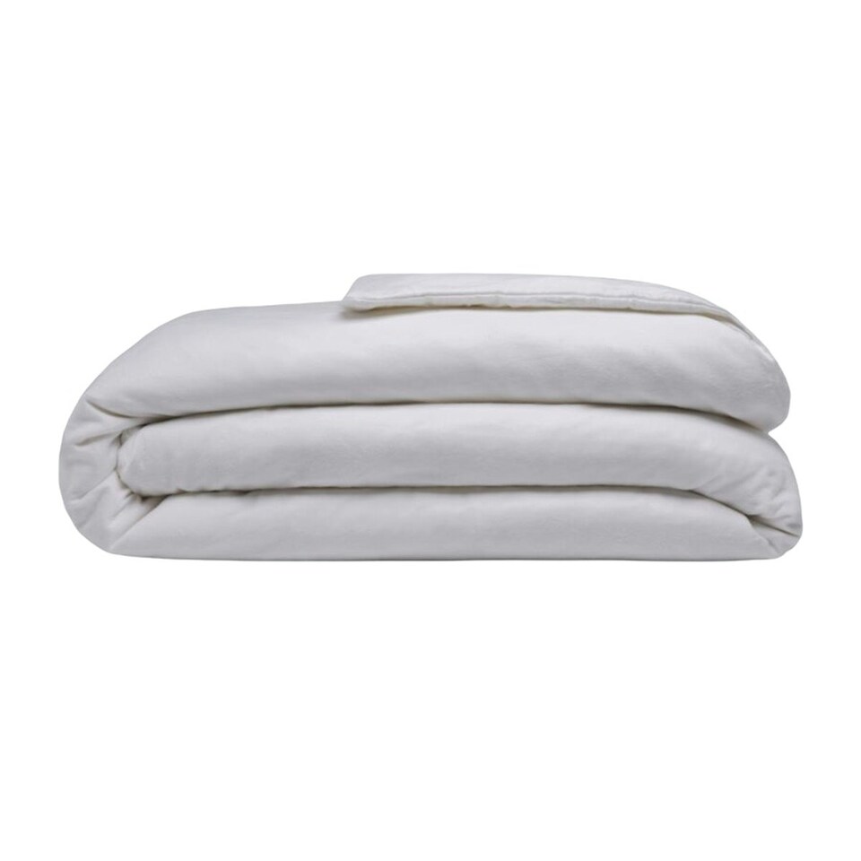 image 1 of Belledorm Brushed Cotton Duvet Cover - Grey - Double