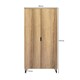 image 6 of FWStyle Fisso 2 Door Wardrobe Cracked Oak - Quick Click & Cam Assembly Orange