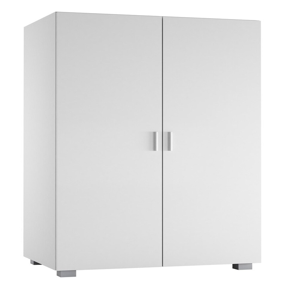 image 1 of Kids 2-Door  Wardrobe White | Unit Colour: White