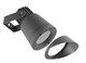 image 1 of Hubble 1 Light Outdoor Spotlight Black IP65, GU10
