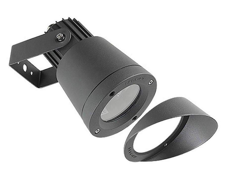 image 1 of Hubble 1 Light Outdoor Spotlight Black IP65, GU10
