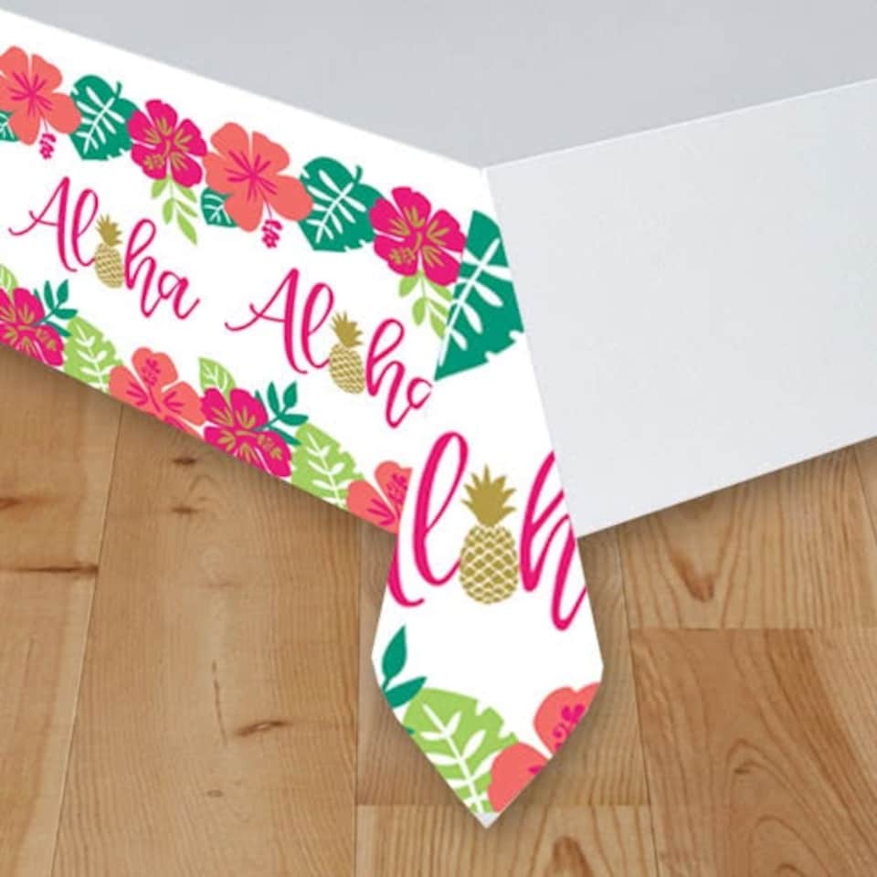 Aloha Summer Paper Tablecover 259cm x 137cm
