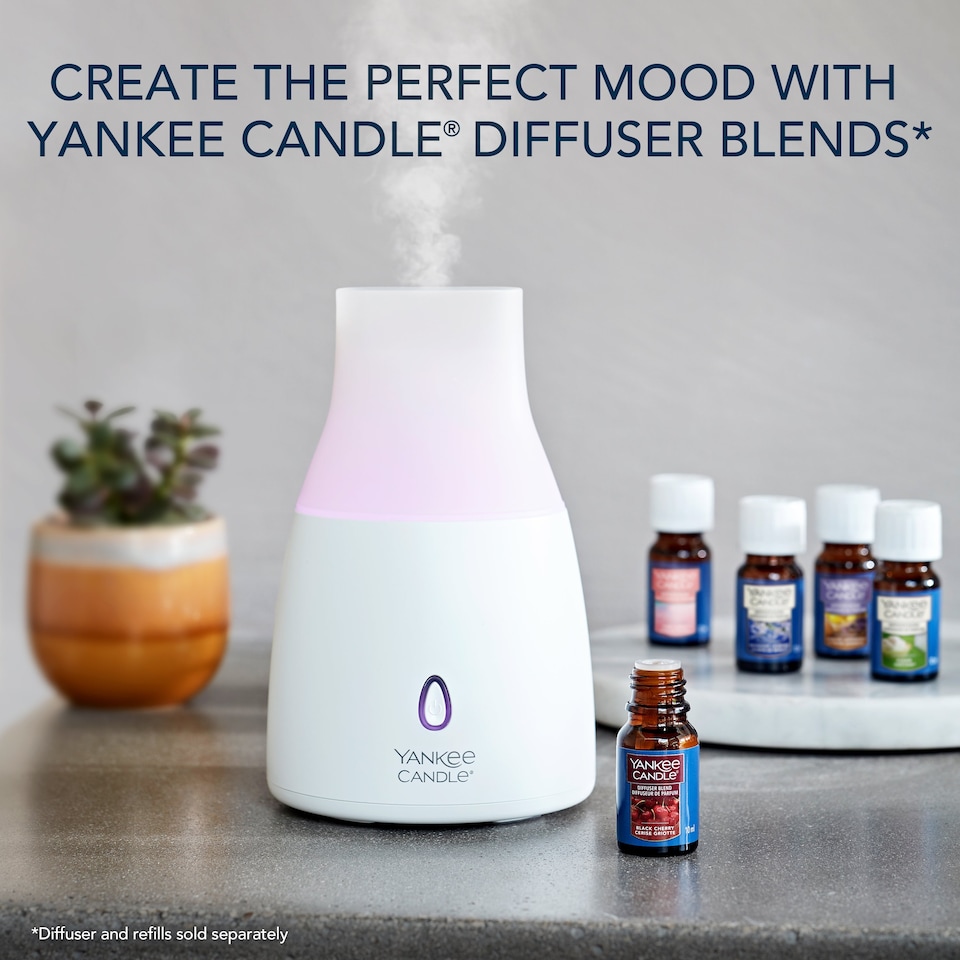 image 1 of Yankee Candle Ultrasonic Aroma Diffuser Oil - Black Cherry 10ml Refill - Pack of 4