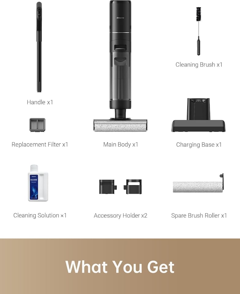 image 1 of Dreame H12 Pro Wet Dry Vacuum Cleaner, Smart Floor Cordless Vacuum Cleaner & Mop for Hard Floors with Hot Air Drying