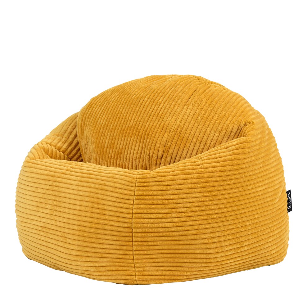 image 1 of Kids High Rest Beanbag Corduroy Yellow | Yellow | Ochre | 1