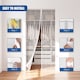 image 7 of GEEZY Magnetic Fly Screen Door Curtain 90x120cm White Mesh Insect Screen Mesh