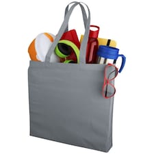 Bullet Odessa Cotton Tote - Storm Grey - 38 x 8.5 x 41 cm Silver
