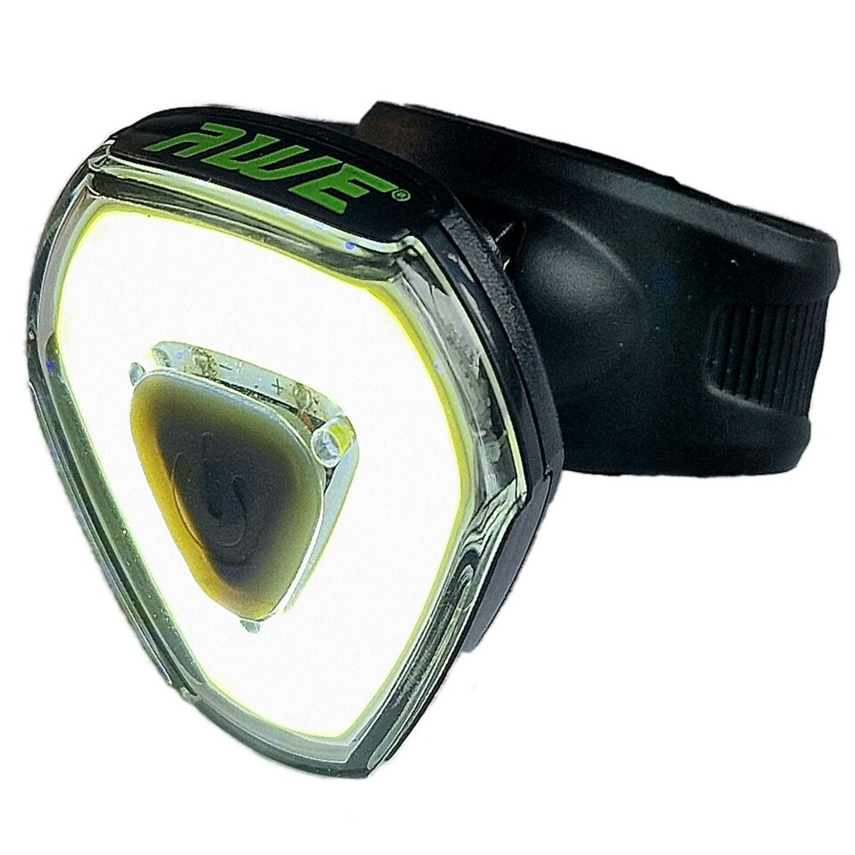 image 1 of AWEAlert 100 Lumens Rechargeable Bike Front light USB 18 COB Super Bright LED's