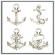 image 4 of Drawn anchors (Picture Frame) Brown | Oak | M