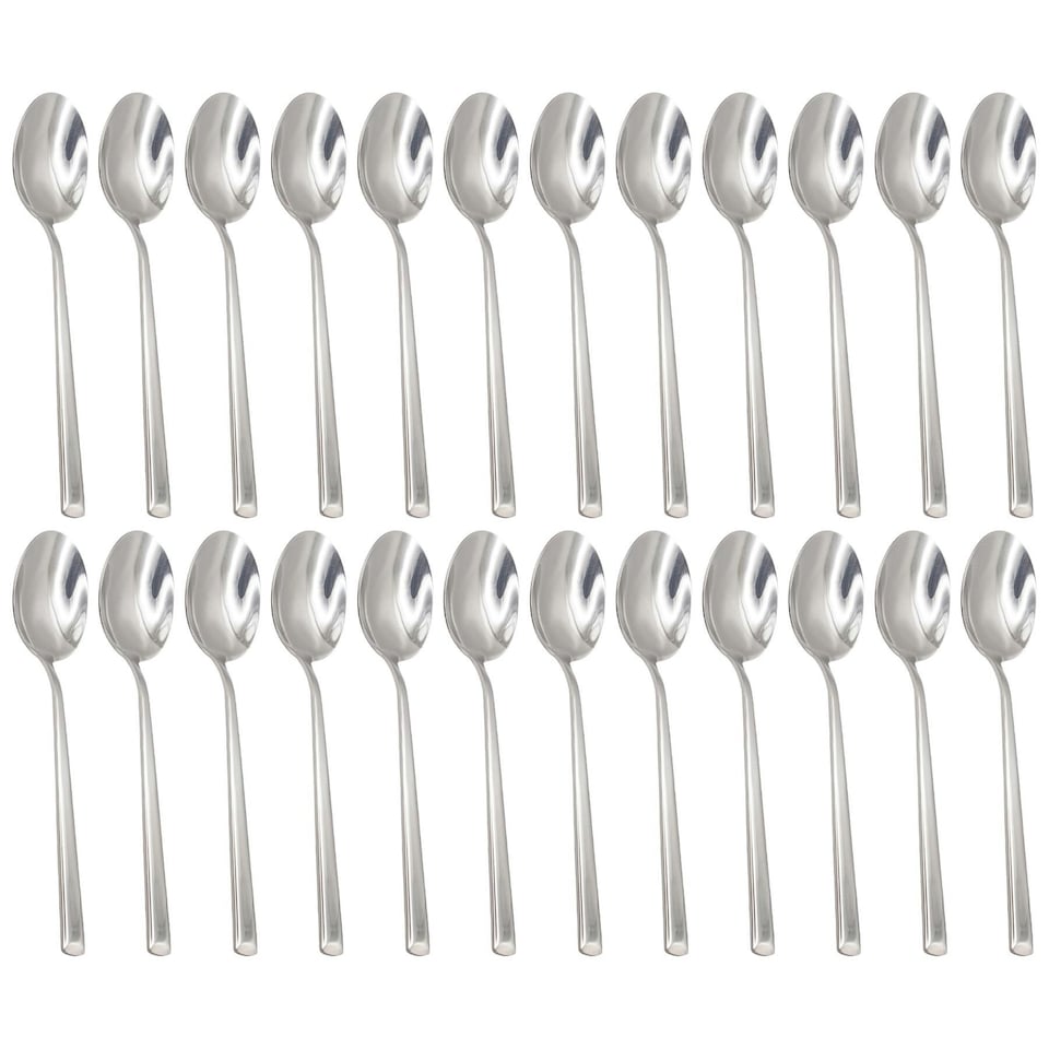 image 1 of Argon Tableware Tondo Stainless Steel Dessert Spoons - 21cm - Pack of 24
