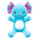 image 5 of Sitting Axolotl Soft Toy Cute Plushie Huggable Cuddly Stuffed Toy 20cm Blue